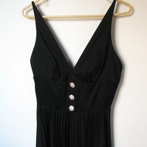 Vtg Marilyn Monroe Pleated NYE Dress - M